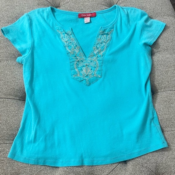 Y2K Embroidered/Sequin Tee - Picture 3 of 12